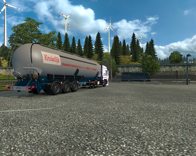 ets2 Daf 3600 4x2 + Silokipper Kruisdijk Transport prive skin ets2