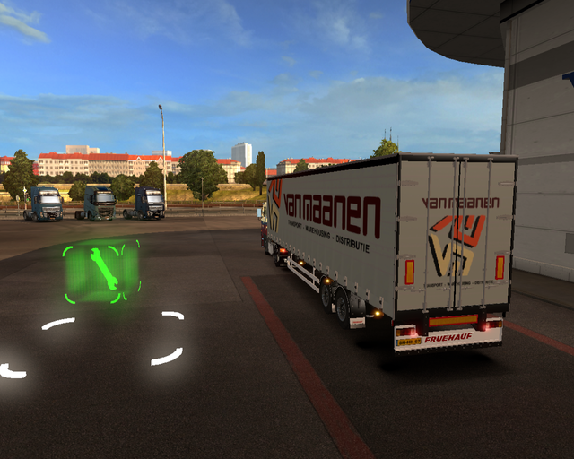 ets2 Daf 2800 4x2 + 2 asser Zeiltrailer van Maanen prive skin ets2