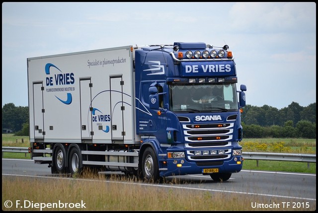87-BBL-1 Scania R400 De Vries-BorderMaker Uittocht TF 2015
