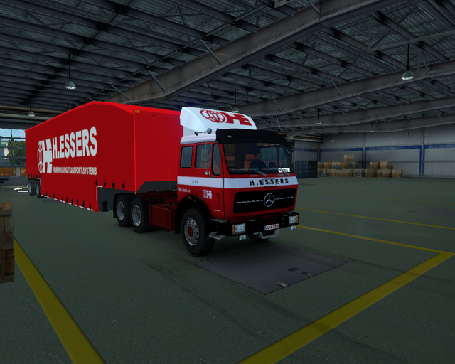 ets2 Mercedes NG 6x4 2asser zeildieplader H prive skin ets2