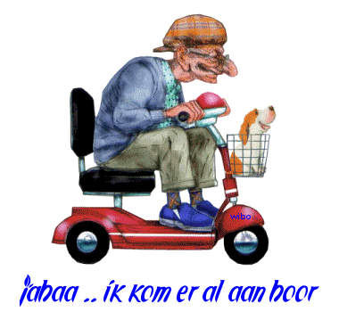 ben ik al+opa+scootmobiel - 