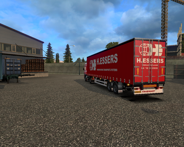 ets2 Volvo F16 Globetrotter 4x2 + 2asser Fruehauf  prive skin ets2