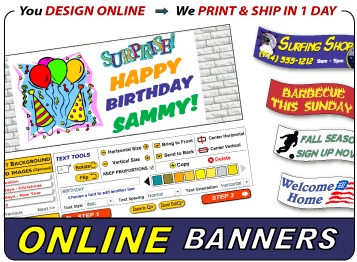 custom banners 1DayBanner.com