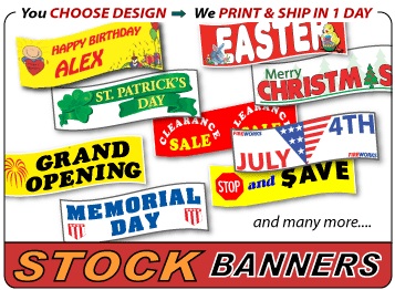 cheap banners 1DayBanner.com