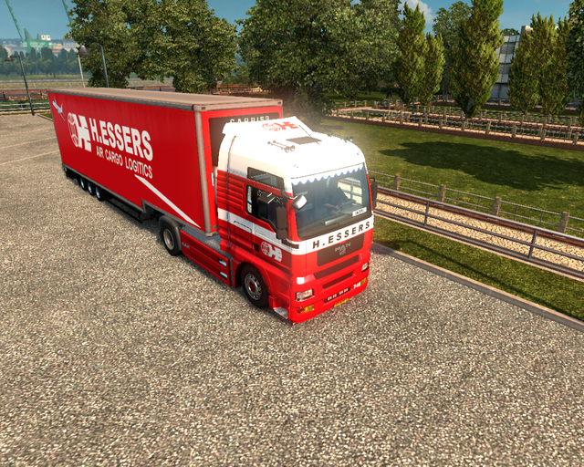 ets2 MAN TGA 4x2 + Krone Jumbo trailer H prive skin ets2