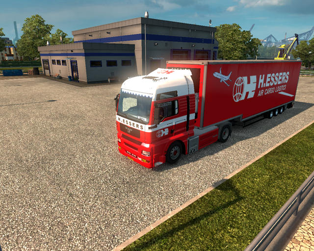 ets2 MAN TGA 4x2 + Krone Jumbo trailer H prive skin ets2