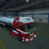 ets2 Man F90 lowdeck 4x2 + ... - prive skin ets2