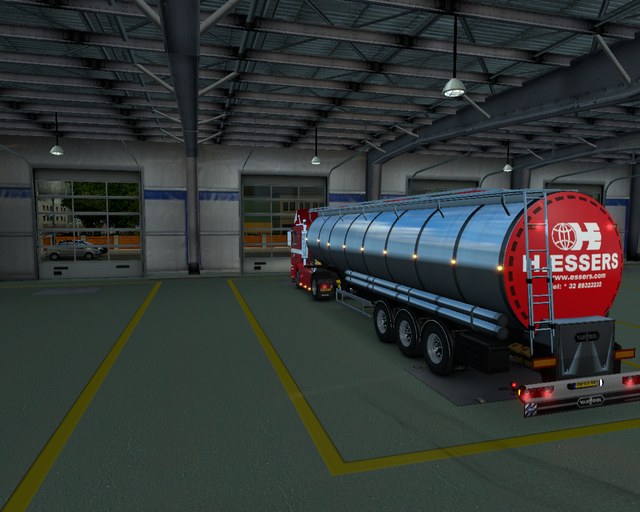 ets2 Man F90 lowdeck 4x2 + Van Hool Food cistern H prive skin ets2