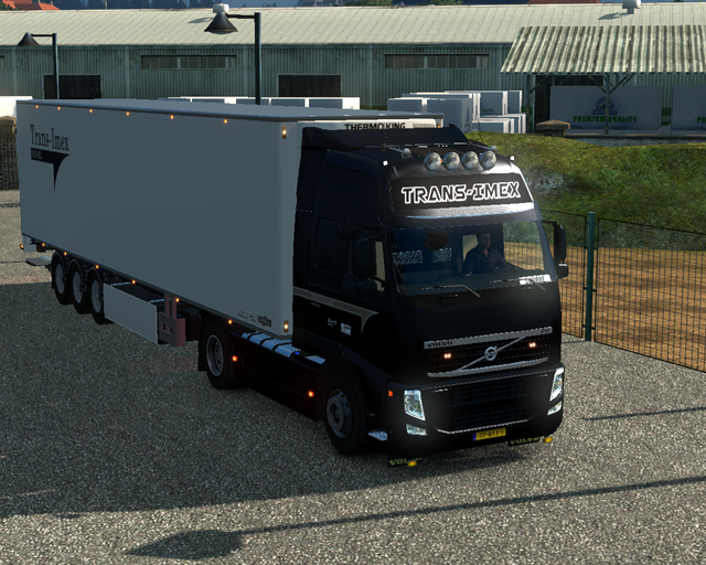 ets2 Volvo Fh 4x2 + Chereau coolliner Trans imex V prive skin ets2