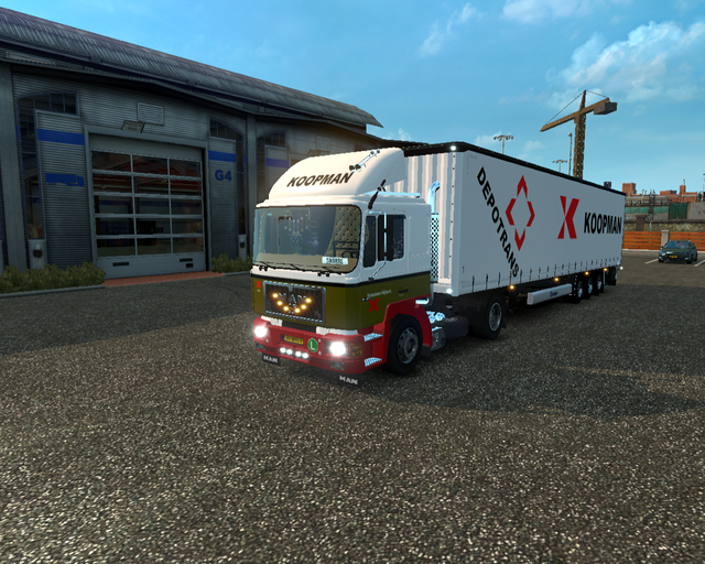 ets2  Man F90 4x2 + Krone Profiliner Koopman Nijke prive skin ets2