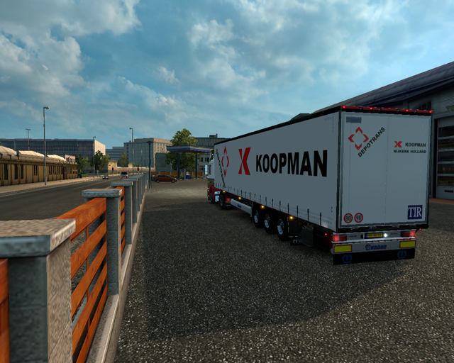 ets2  Man F90 4x2 + Krone Profiliner Koopman Nijke prive skin ets2