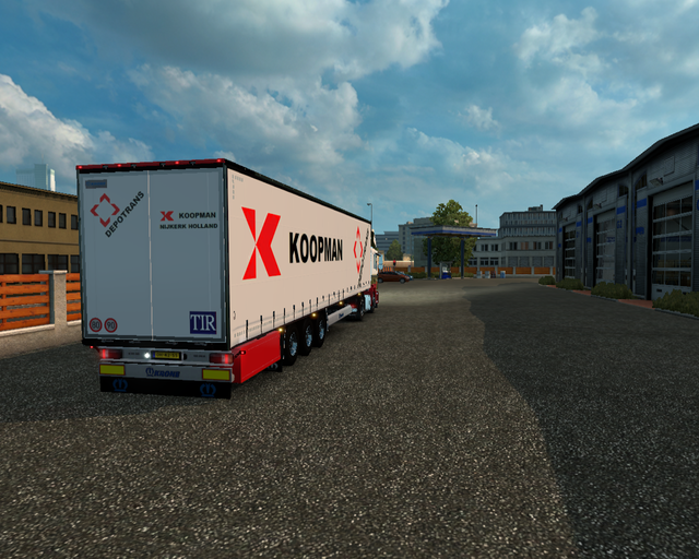 ets2  Man F90 4x2 + Krone Profiliner Koopman Nijke prive skin ets2