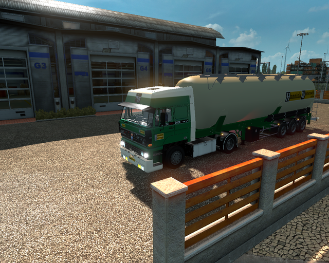 ets2 Daf 3600 4x2 + Silo Kipper Hannink Winterswij prive skin ets2