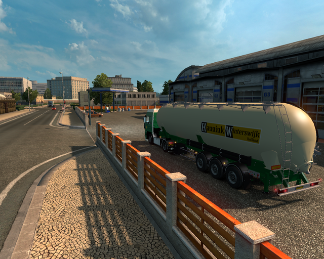 ets2 Daf 3600 4x2 + Silo Kipper Hannink Winterswij prive skin ets2