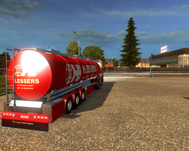 ets2 Man F200 4x2 + Tanktrailer Streukers Genk (B) prive skin ets2