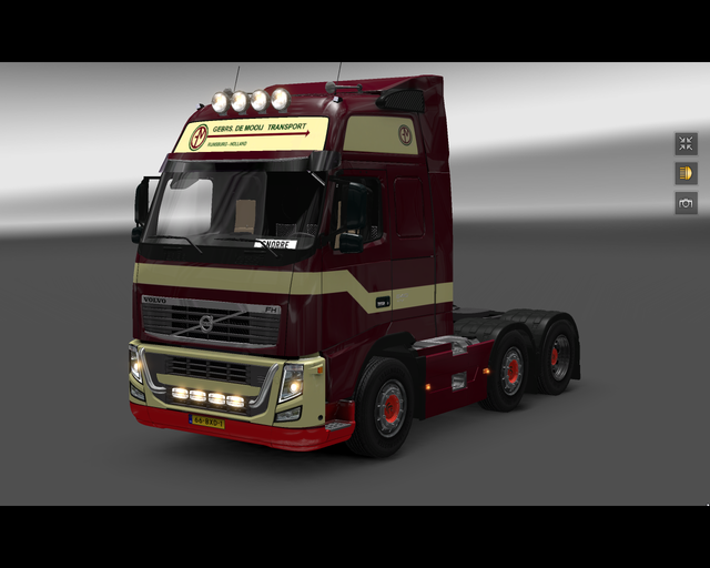 ets2 Volvo Fh classic 6x2 Gebrs prive skin ets2