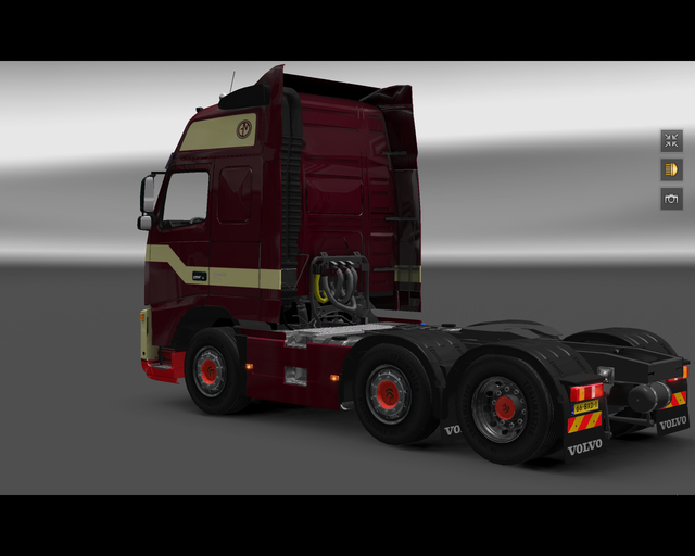 ets2 Volvo Fh classic 6x2 Gebrs prive skin ets2