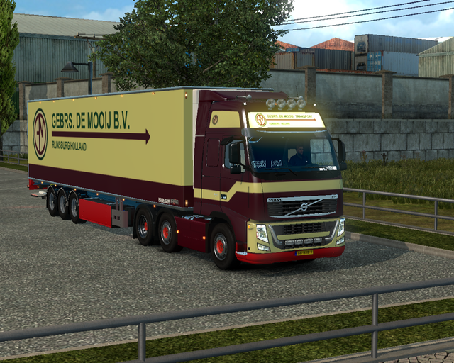 ets2 Volvo Fh classic 6x2 + Chereau coolliner Gebr prive skin ets2