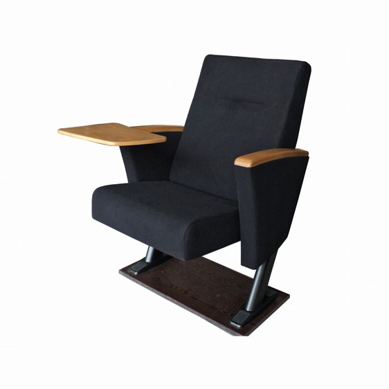Decora-2120-Theatre-Chair-with-Wooden-Table-Seator Seatorium.com