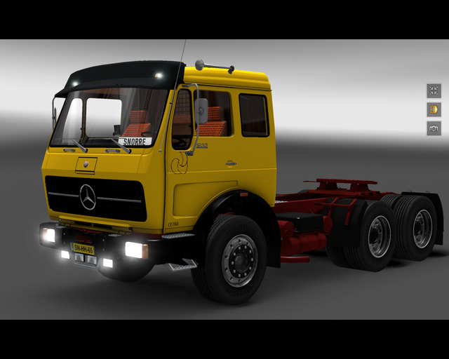 ets2 Mercedes NG 1632 6x4 Nederlands Cement prive skin ets2