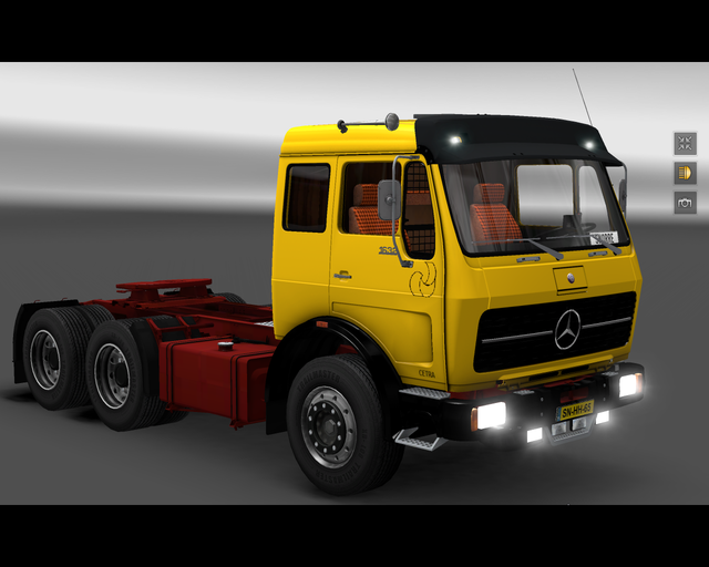 ets2 Mercedes NG 1632 6x4 Nederlands Cement 1 prive skin ets2