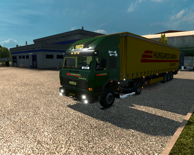 ets2 Iveco TurboStar 4x2 + Profiliner Hungarocamio prive skin ets2