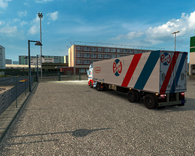 ets2 Man F90 4x2 + 2 asser cooltrailer P.A.M prive skin ets2