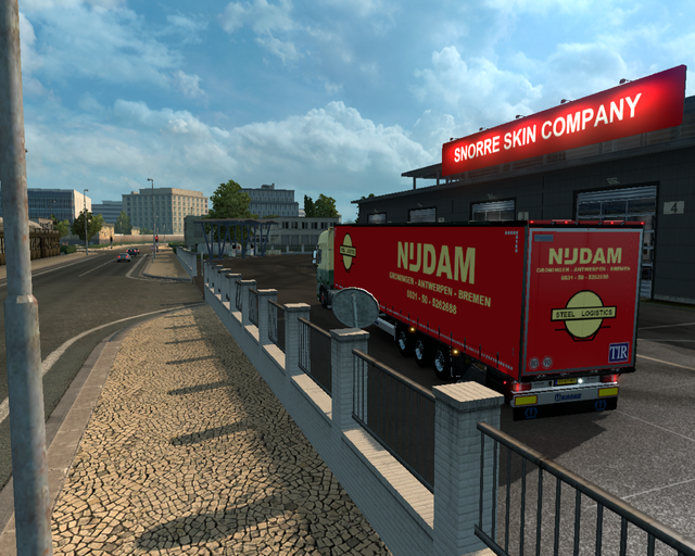 ets2 Daf 105 XF 4x2 + Krone Profiliner Nijdam Tran prive skin ets2