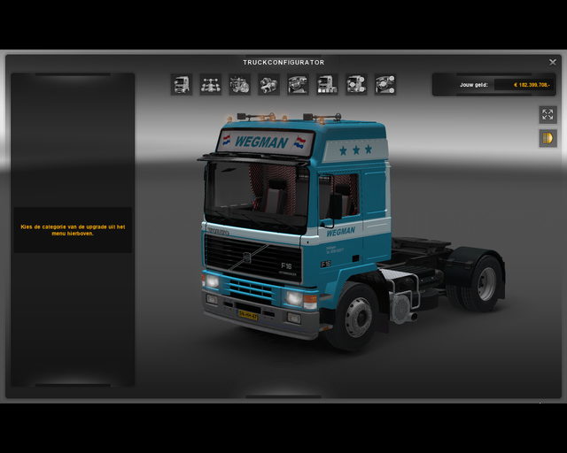 ets2 Volvo F16 4x2 Wegman Transport Sellingen  prive skin ets2