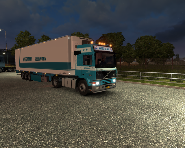 ets2 Volvo F16 4x2 + Chereau Coolliner Wegman Tran prive skin ets2