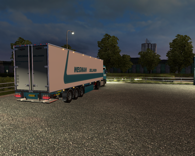 ets2 Volvo F16 4x2 + Chereau Coolliner Wegman Tran prive skin ets2