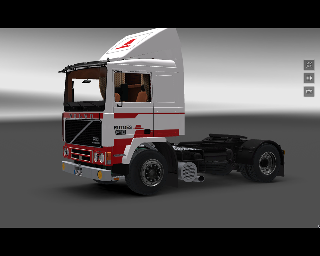 ets2 Volvo F10 low roof 4x2 Rutges Pakhoed  - prive skin ets2