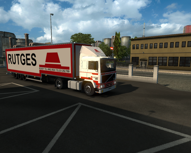 ets2 Volvo F10 low roof 4x2 + Krone jumbo trailer  prive skin ets2