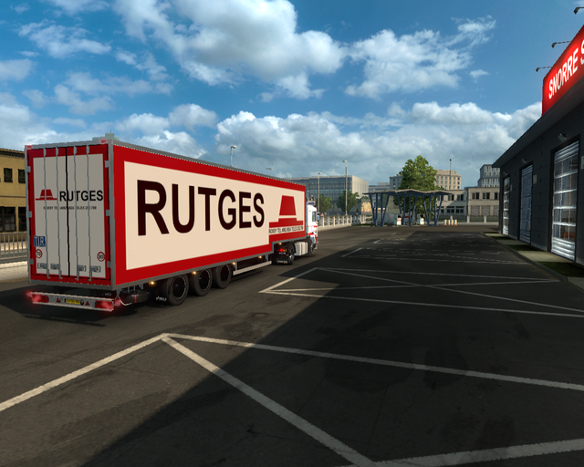 ets2 Volvo F10 low roof 4x2 + Krone jumbo trailer  prive skin ets2