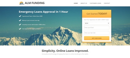 Emergency Loans Online ALM Funding