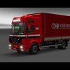 ets2 Mercedes SK BDF zeilhuif  - prive skin ets2