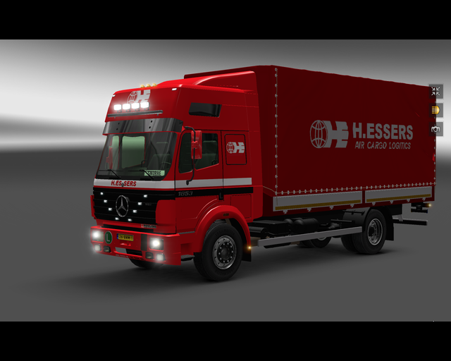 ets2 Mercedes SK BDF zeilhuif  prive skin ets2