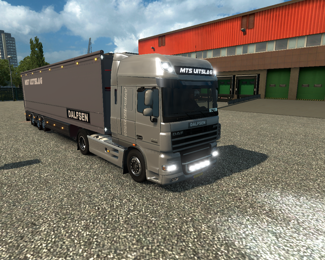 ets2 Daf Xf 105 4x2 + Bodex onderlosser MTS Uitsla prive skin ets2