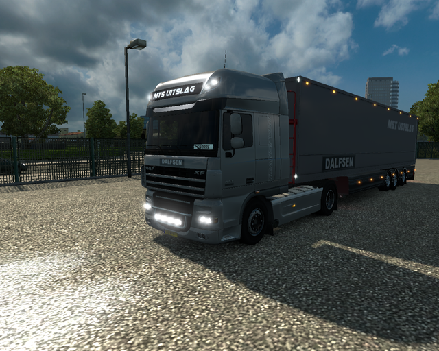 ets2 Daf Xf 105 4x2 + Bodex onderlosser MTS Uitsla prive skin ets2