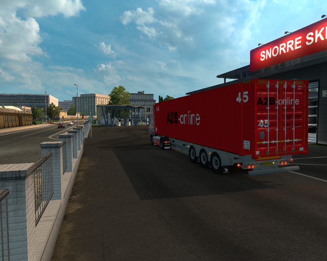 ets2 Daf Xf 105 4x2 + 45ft container Wimatra trans prive skin ets2