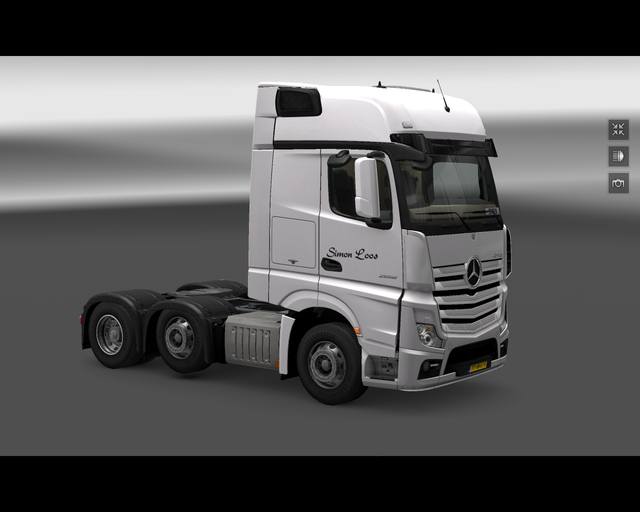 ets2 Mercedes Actros MP4 2014 Simon Loos 1 prive skin ets2