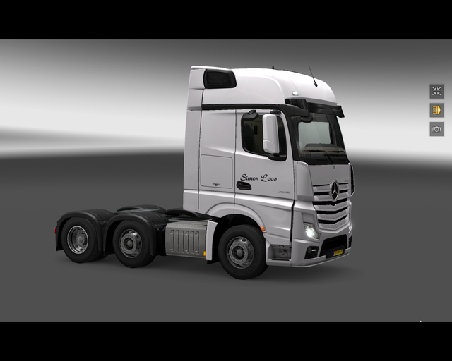 ets2 Mercedes Actros MP4 2014 Simon Loos 3 prive skin ets2