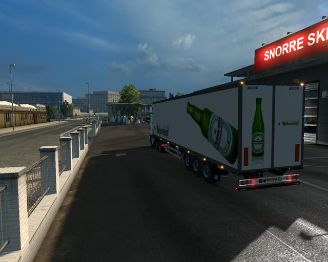 ets2 Mercedes Actros MP4 2014 Simon Loos + Trailer prive skin ets2