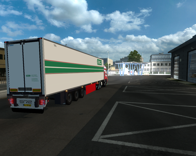 ets2 Daf 3600 Ati 4x2 + Lamberet SR2 Goes / GunTra prive skin ets2