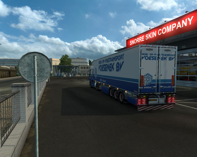 ets2 Iveco Stralis 4x2 + Chereau Inogram Voesenek  prive skin ets2