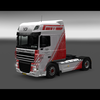 ets2 Daf XF 105 4x2 van Don... - prive skin ets2