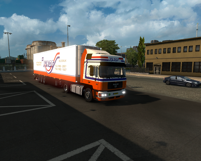 ets2 Man F2000 Commander 4X2 + Schmitz Coolliner I prive skin ets2