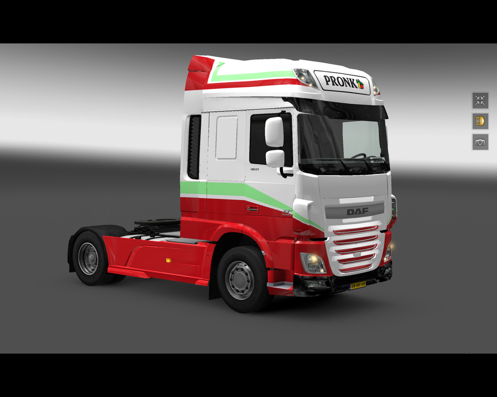ets2 Daf XF euro6 Pronk Groenten & Fruit Zwaagdijk - prive skin ets2
