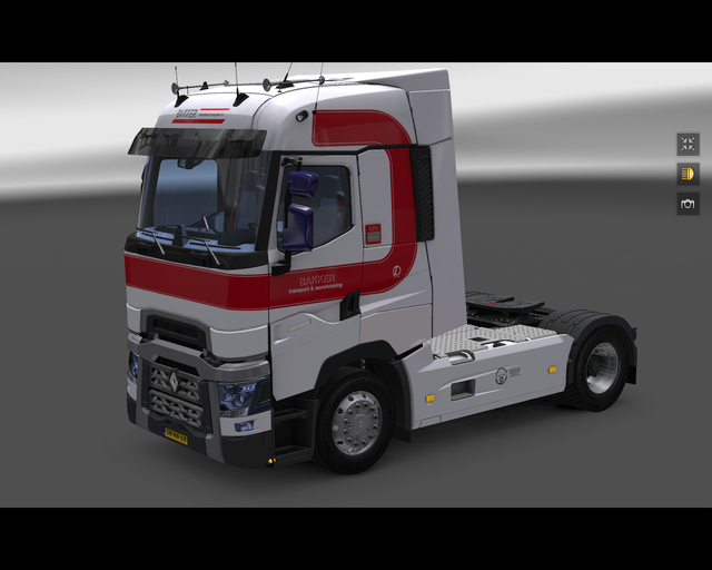 ets2 Renault T 4x2 Bakker transport & warehousing  prive skin ets2