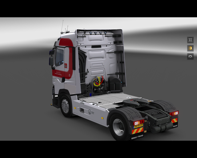 ets2 Renault T 4x2 Bakker transport & warehousing  prive skin ets2